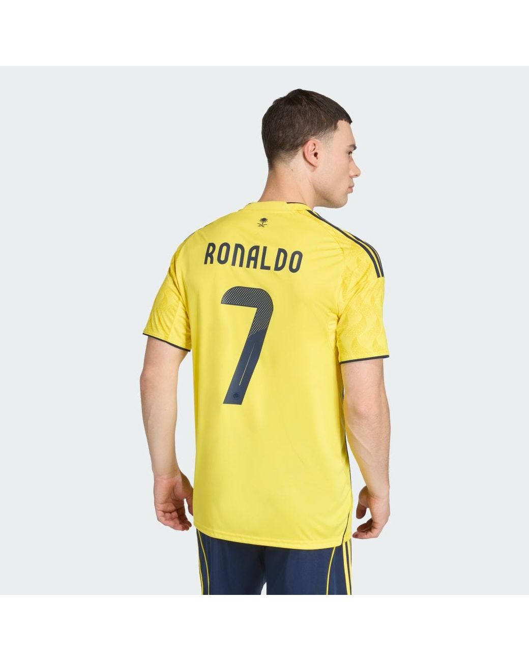 Adidas Yellow Al Nassr Fc 25/26 Home Jersey for men