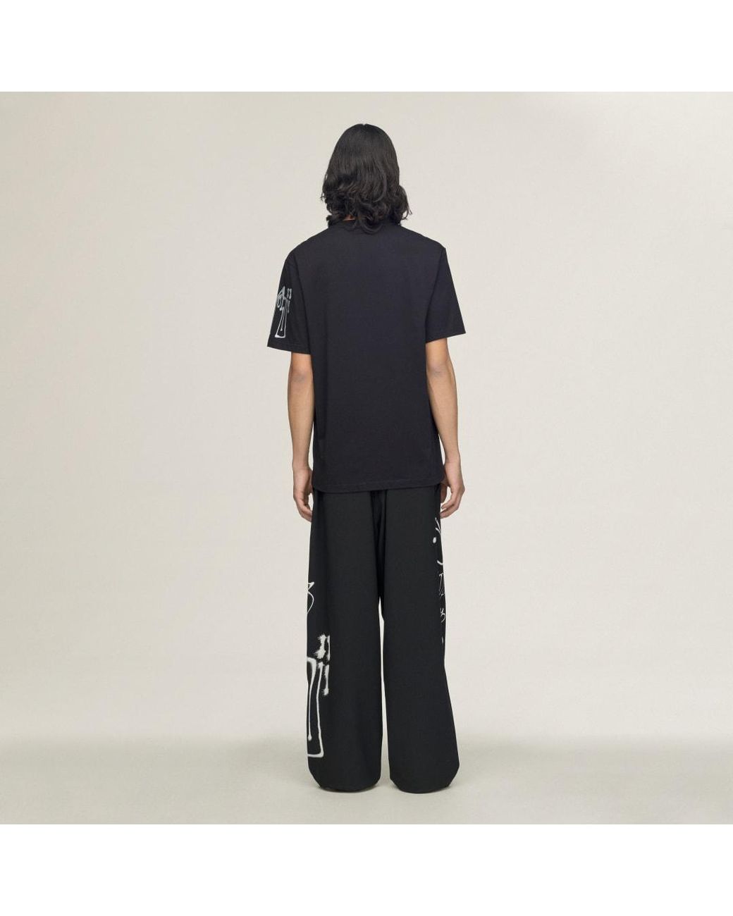 Adidas Blue Y-3 Chito City Graphic Short Sleeve T-Shirt