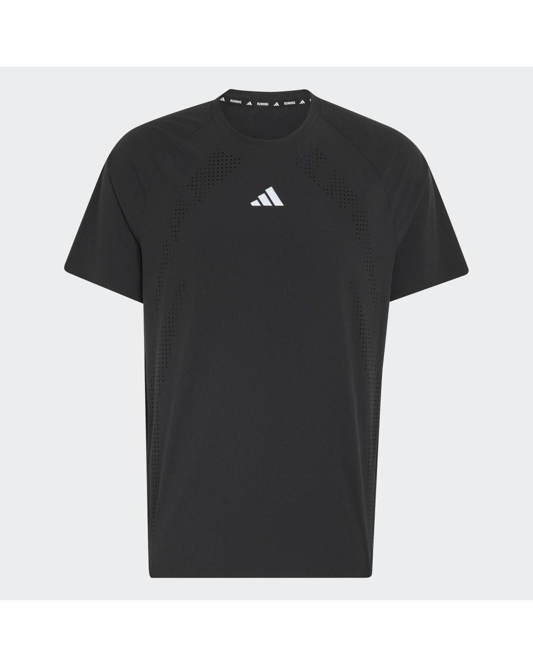 Adidas Black Adi365 Aspyre Running T-Shirt for men