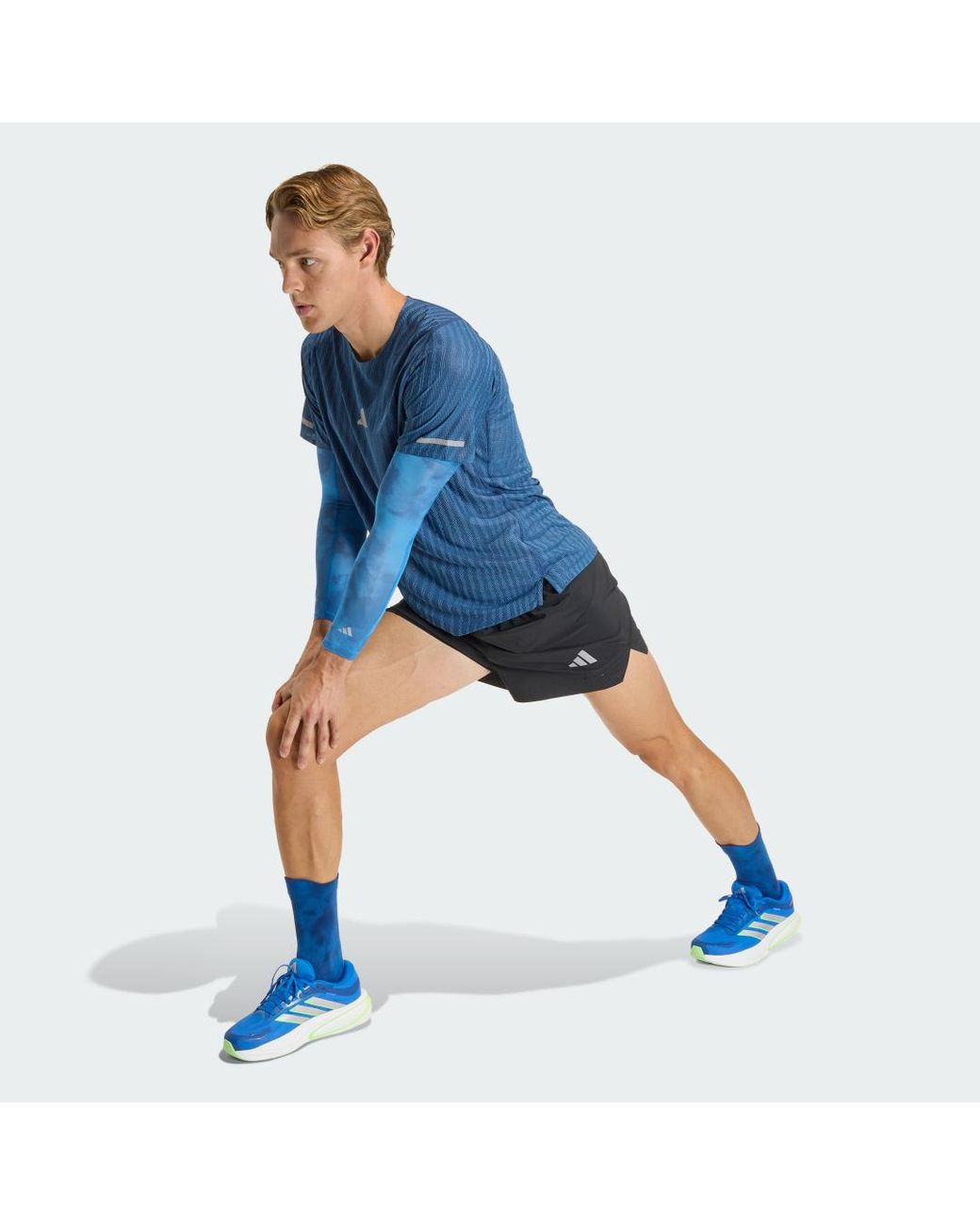 Adidas Blue Adi365 Climacool+ 2 Pocket Shorts for men
