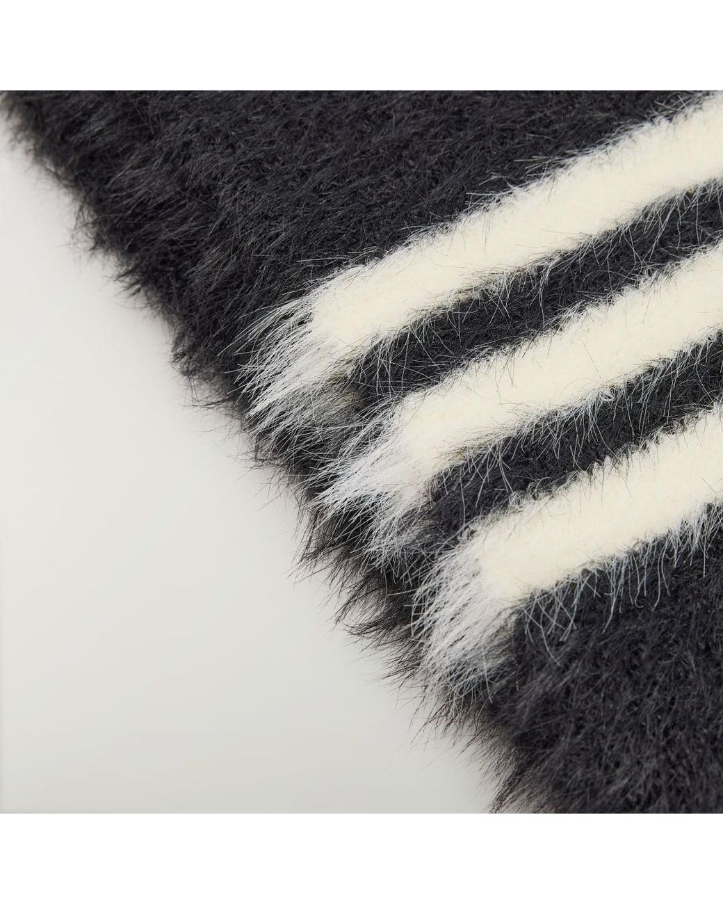 Adidas Black Y-3 Stripes Scarf