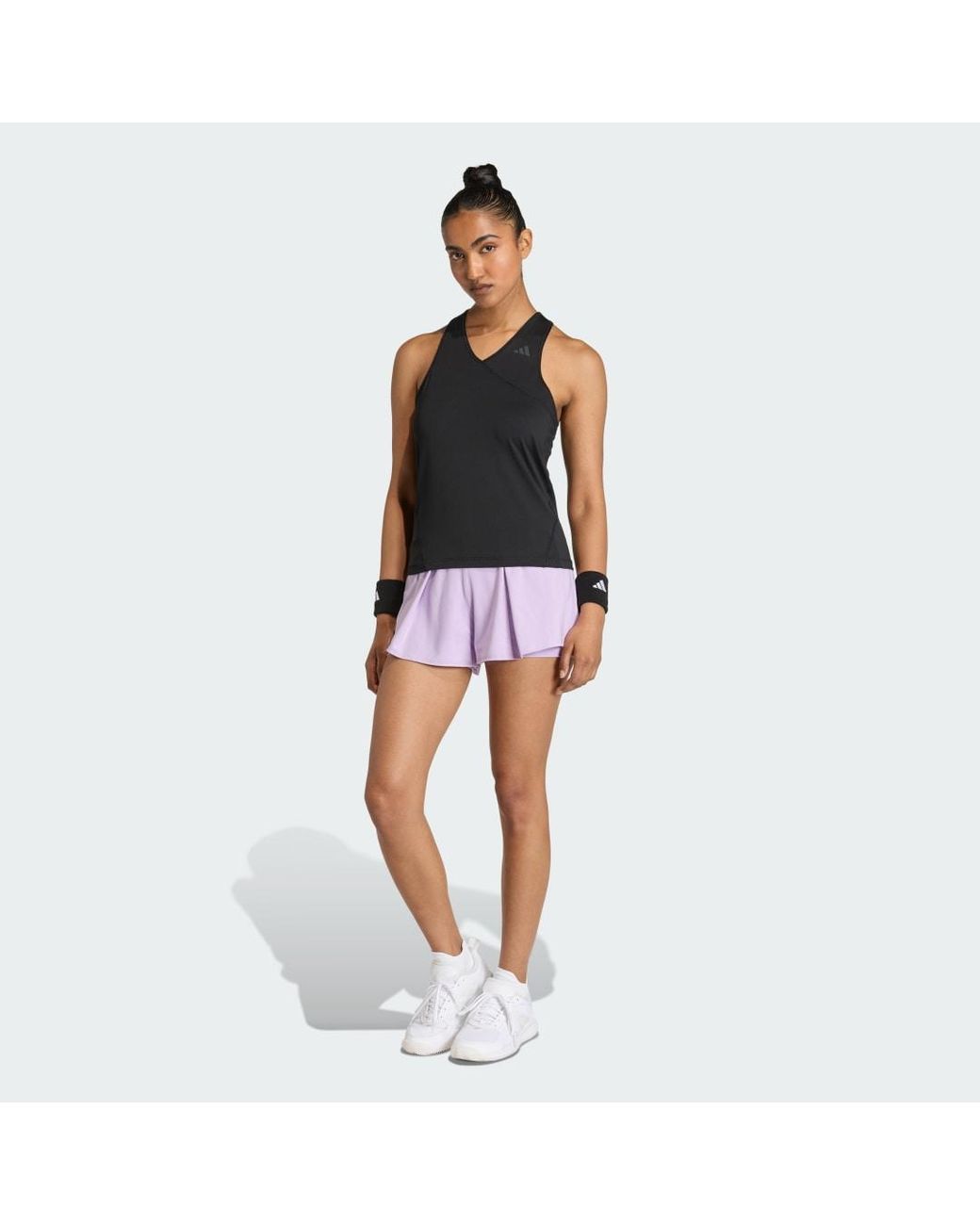 Adidas Black Club Tennis Climacool V-Neck Tank Top