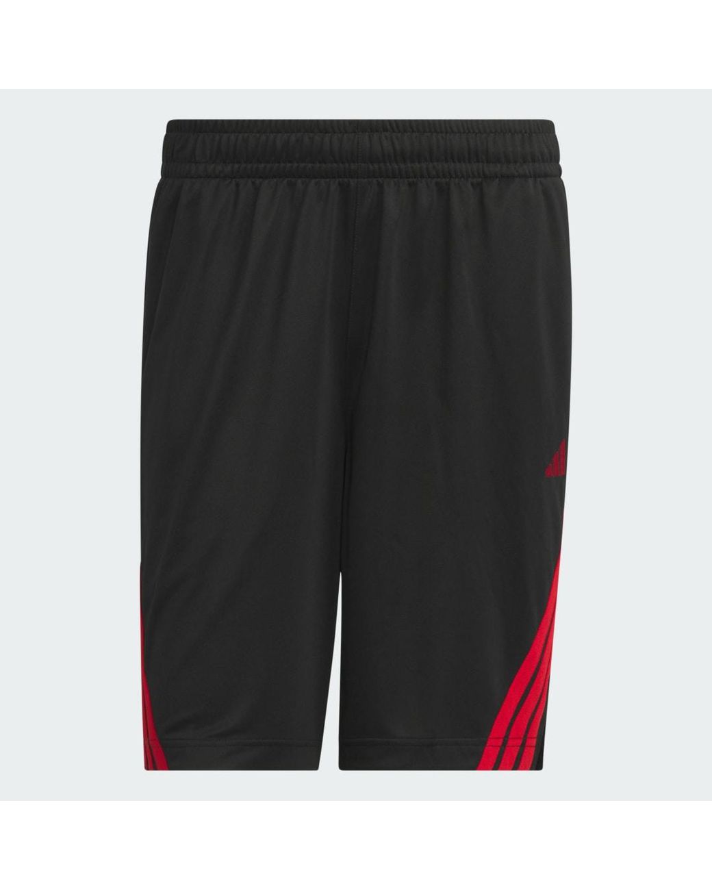 Adidas Black Legends 3-Stripes Basketball Shorts for men