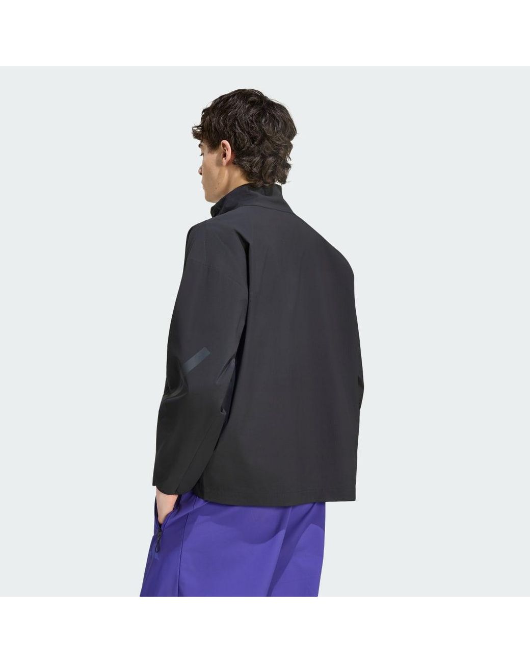 Adidas Blue Z.N.E. Woven Track Top for men