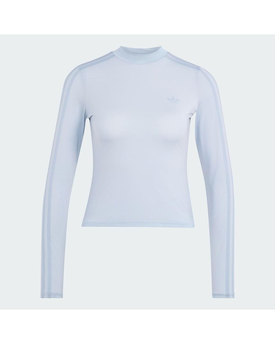 Adidas Blue Originals By Jennie Sheer Long Sleeve Long-Sleeve Top