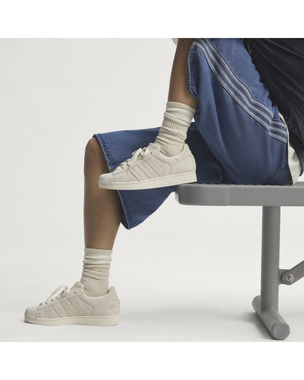 Adidas White Superstar Ii Shoes