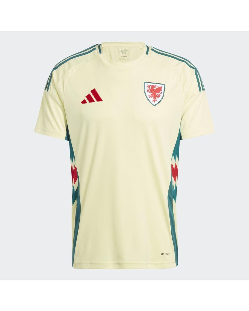 Adidas Yellow Wales 24 Away Jersey for men