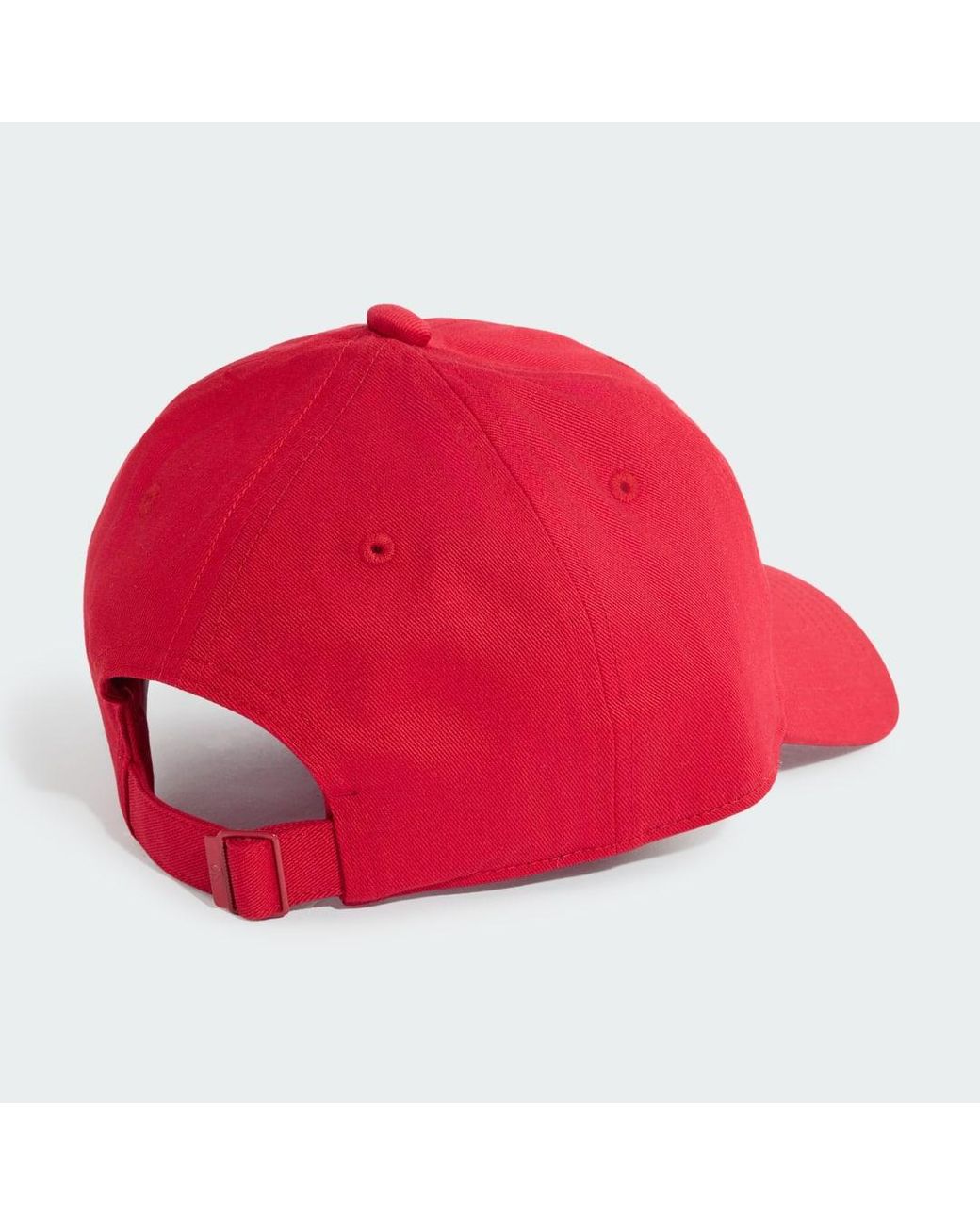 Adidas Red Adicolor Classic Trefoil Baseball Cap