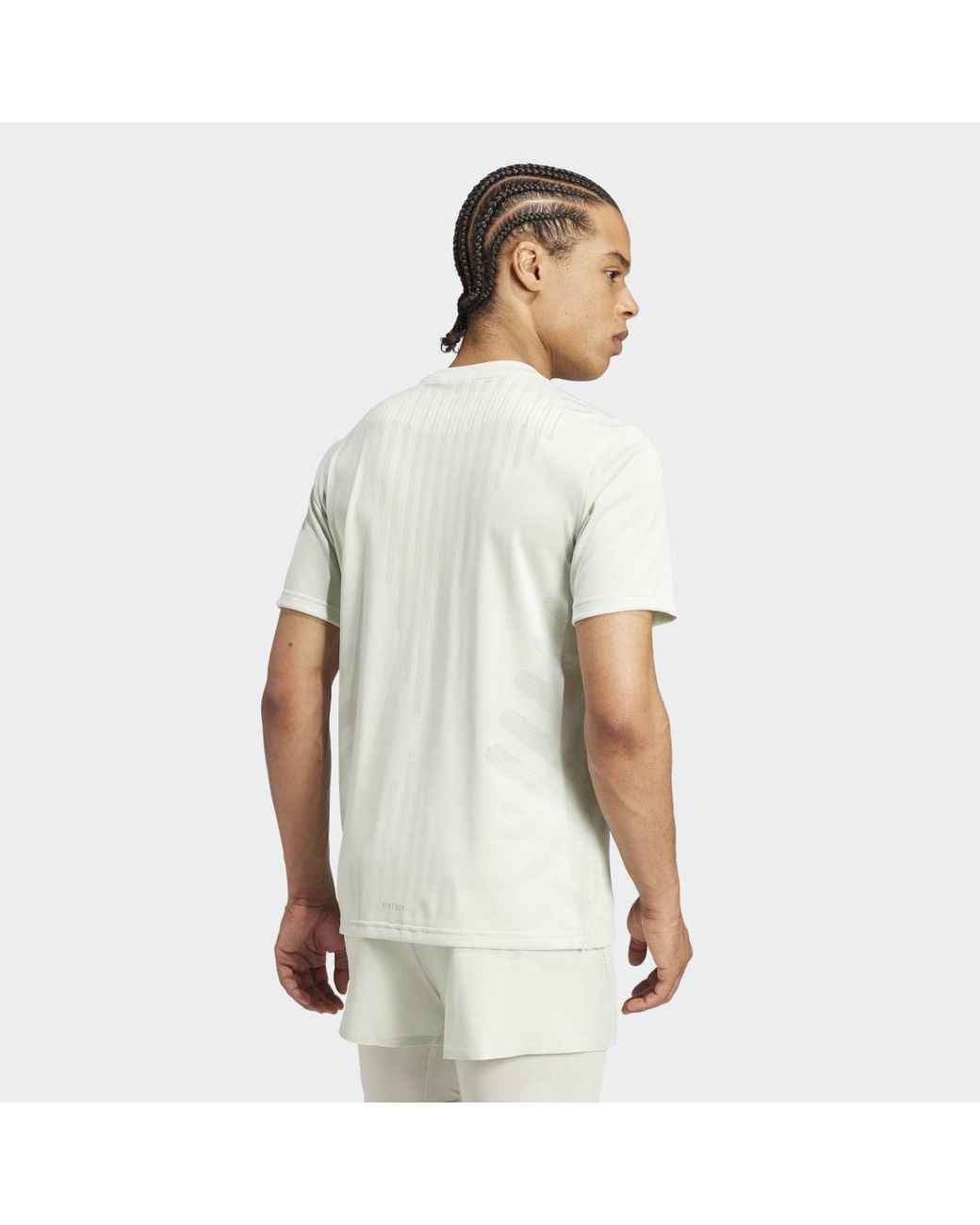 Adidas White Hiit Airchill Workout Tee for men