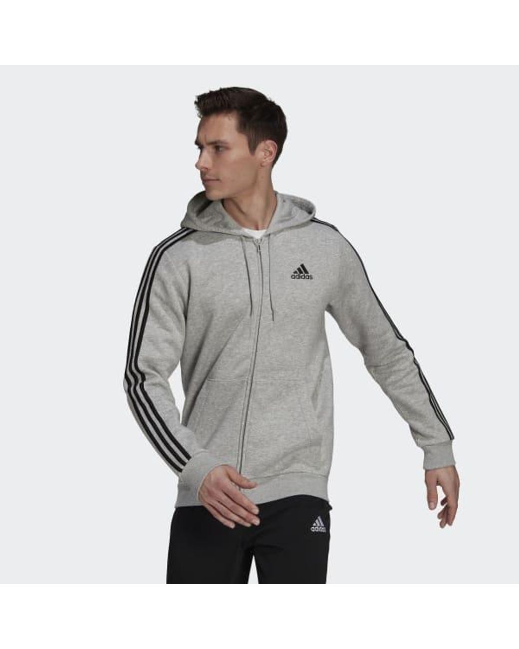 adidas essentials fleece hoodie