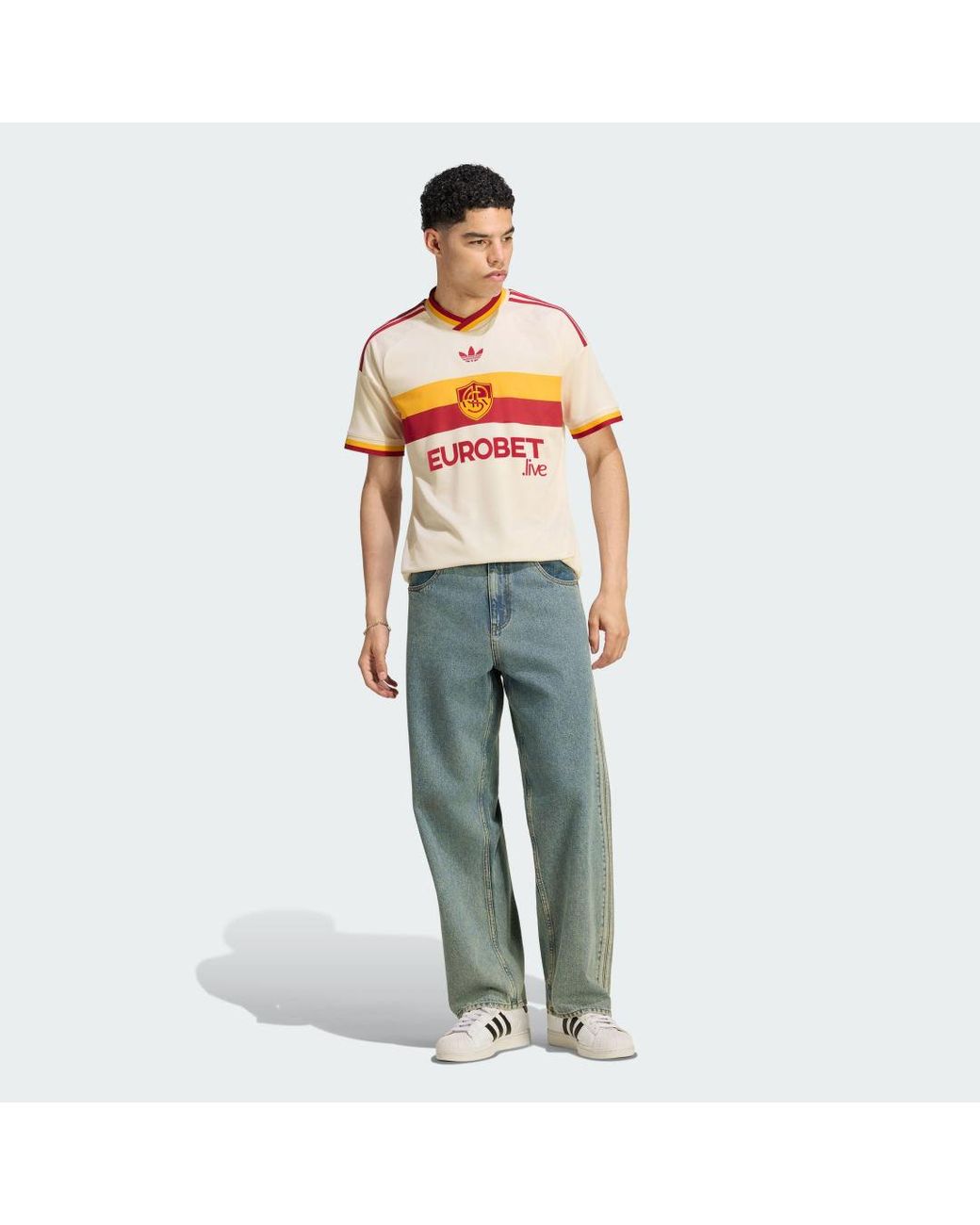 Adidas Red As Roma 26/27 Away Jersey for men