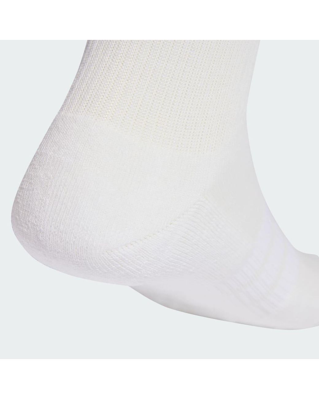 Adidas White Cushioned Crew Socks 6 Pair Pack