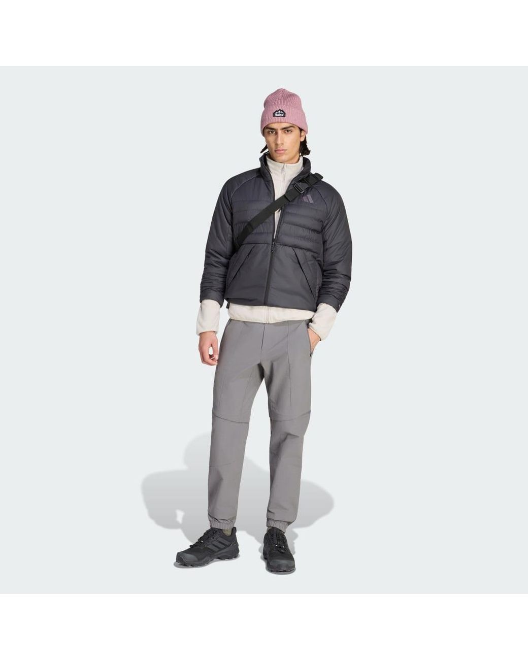 Adidas Gray Terrex Multi Climawarm Insulated Jacket for men