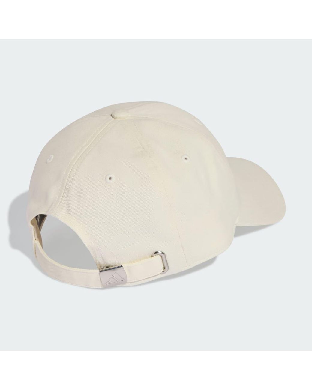 Adidas White Dad Cap Tonal Logo