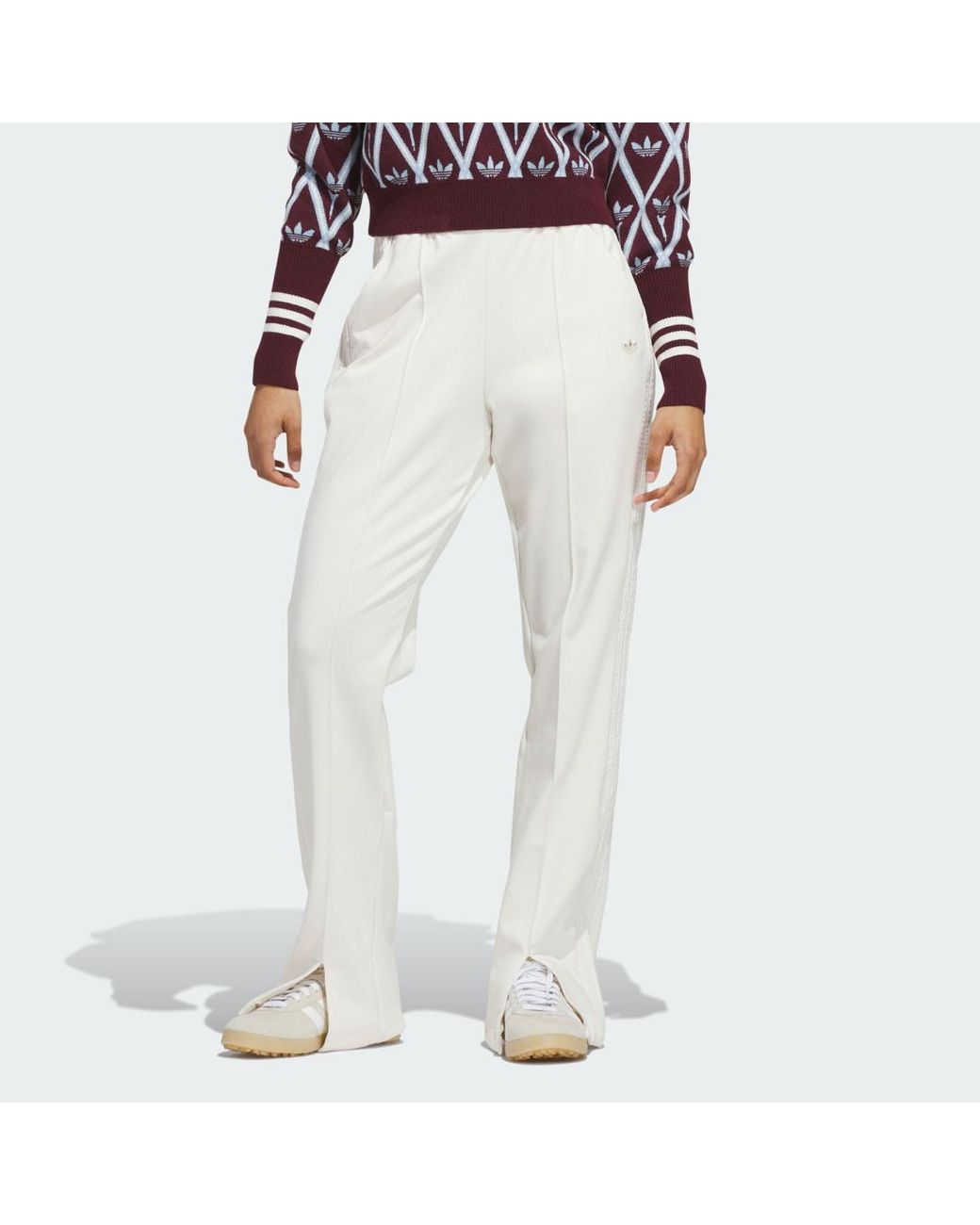 Adidas White Originals Pintuck Pant