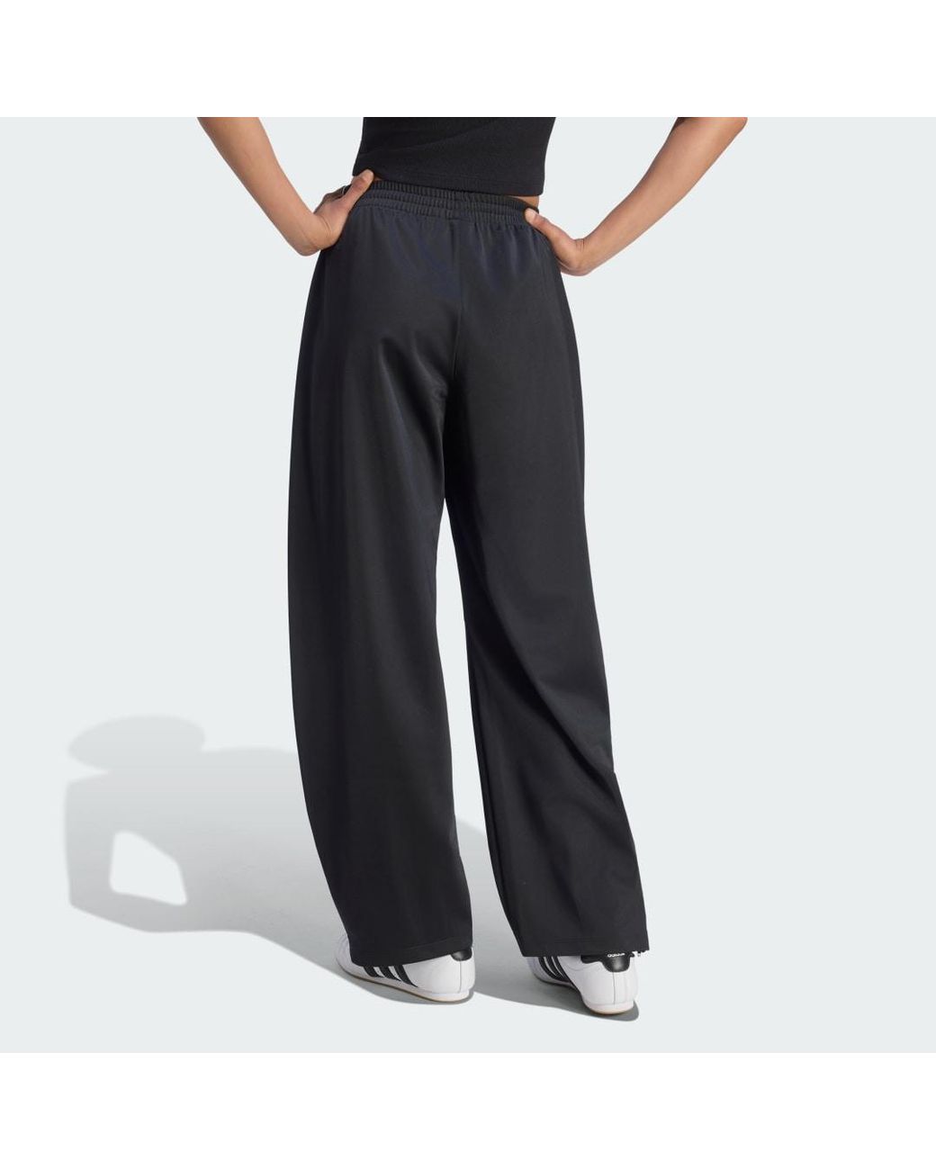 Adidas Black Firebird Barrel Tracksuit Bottoms