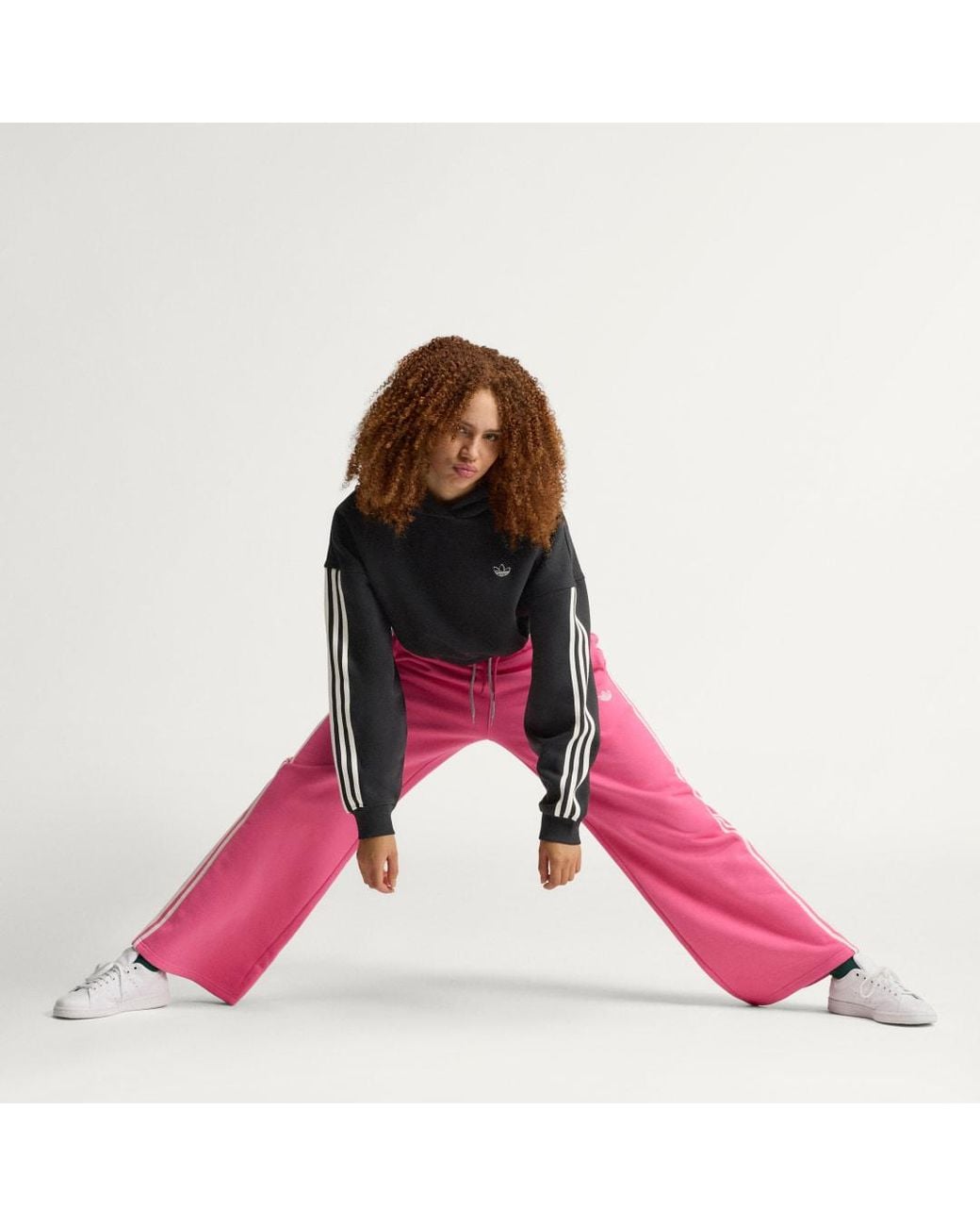 Adidas Red Adisignature 3 Stripes Hoodie