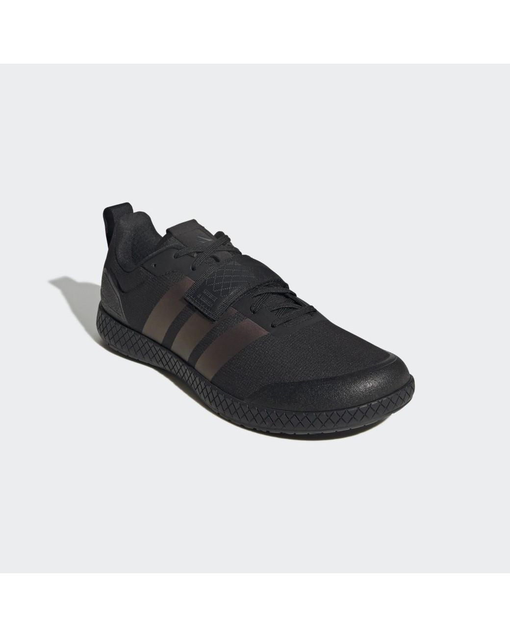 Adidas Black The Total Weightlifting Shoes