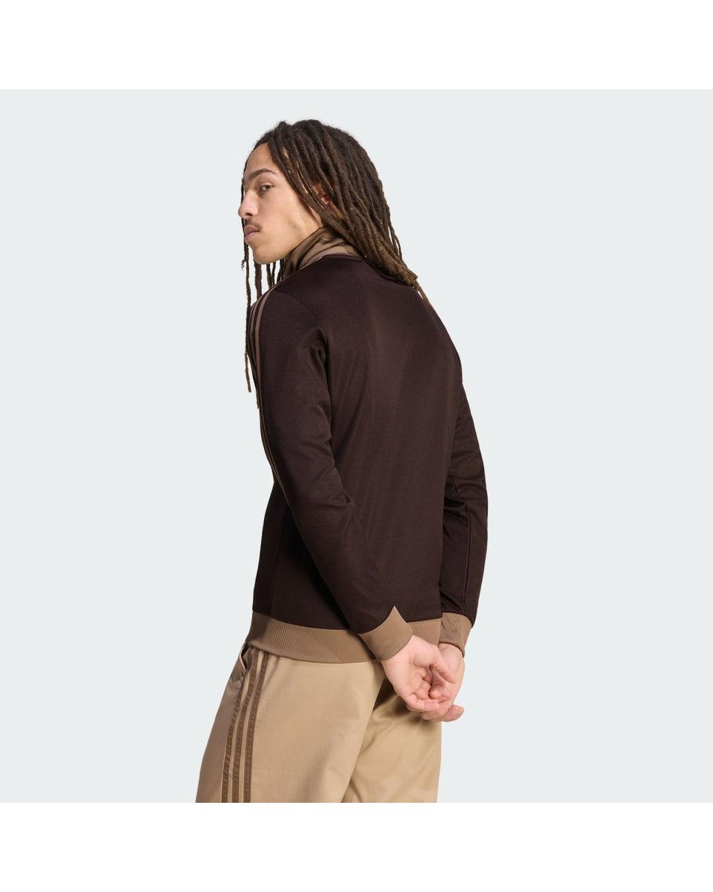 Adidas Brown Sweatshirt Adidas Classic Track Top for men