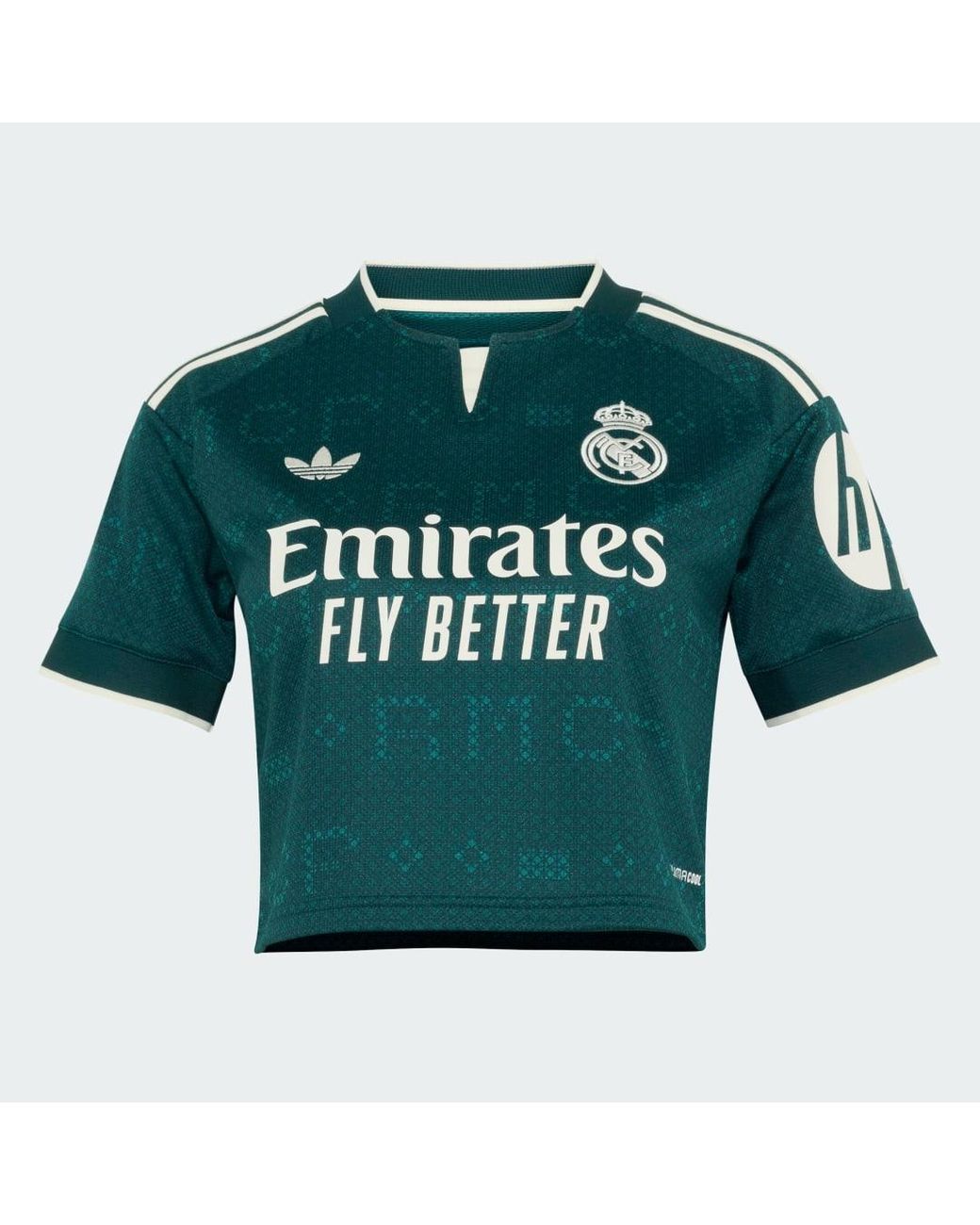 Adidas Blue Real Madrid 26/27 Away Cropped Jersey