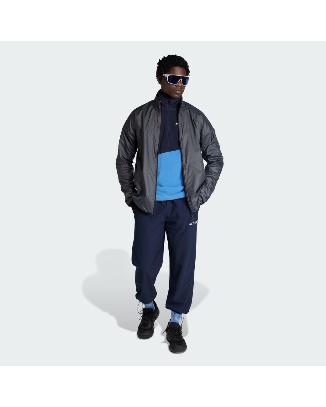 Adidas Blue Terrex Multi Clima365 Windweave Jacket for men