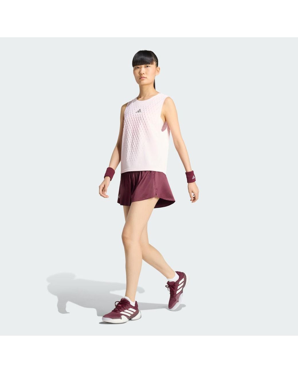 Adidas Red Tennis Climacool Shorts Pro