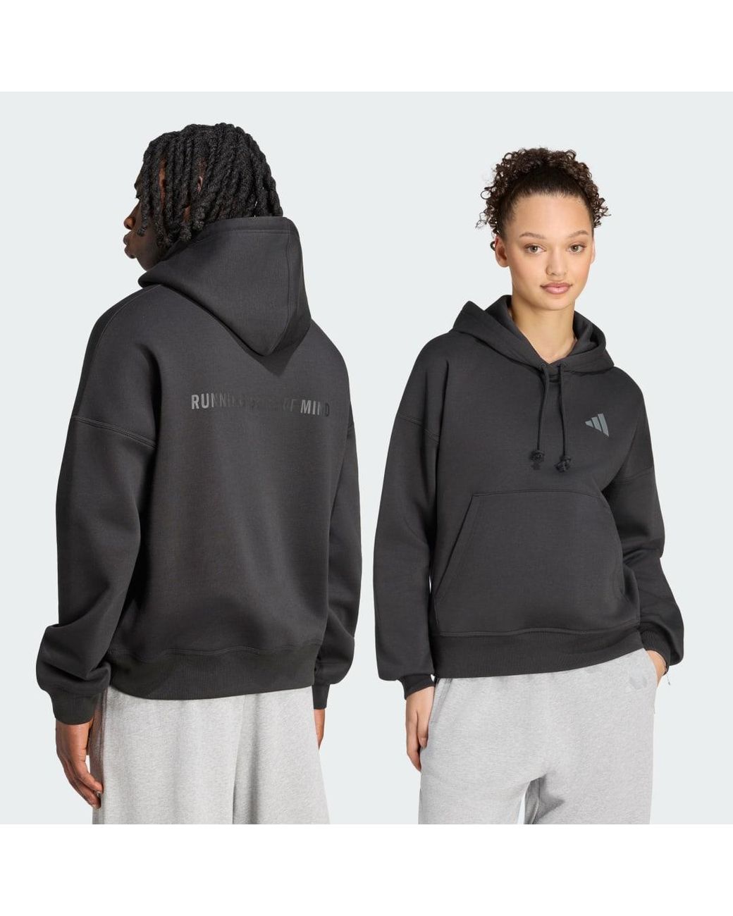 Adidas Black Adi365 Running Community Culture Hoodie
