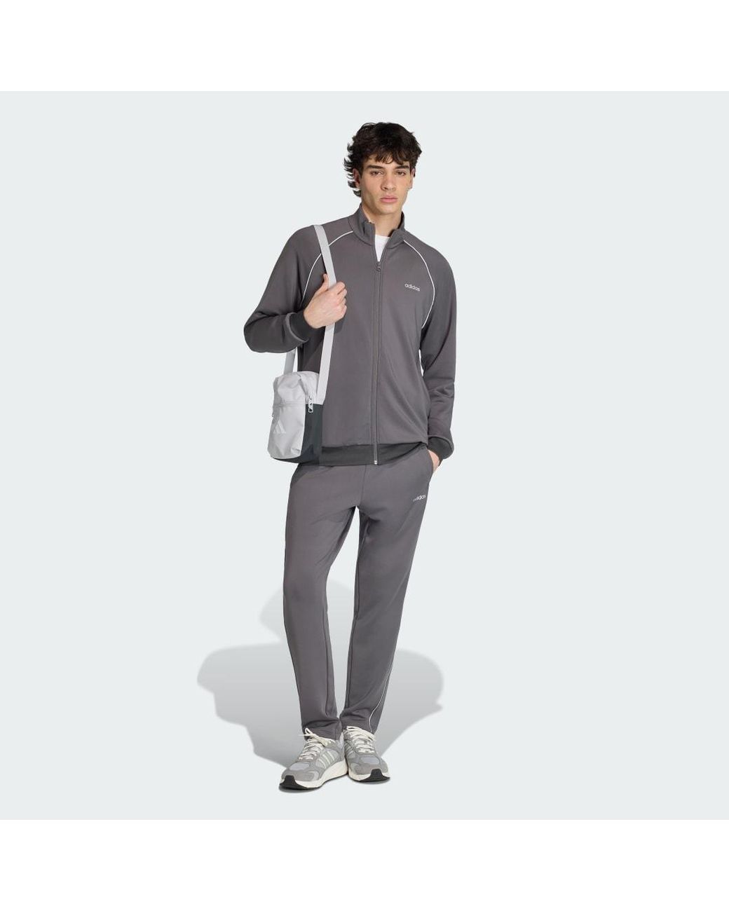 Adidas Gray Tech Tracksuit for men