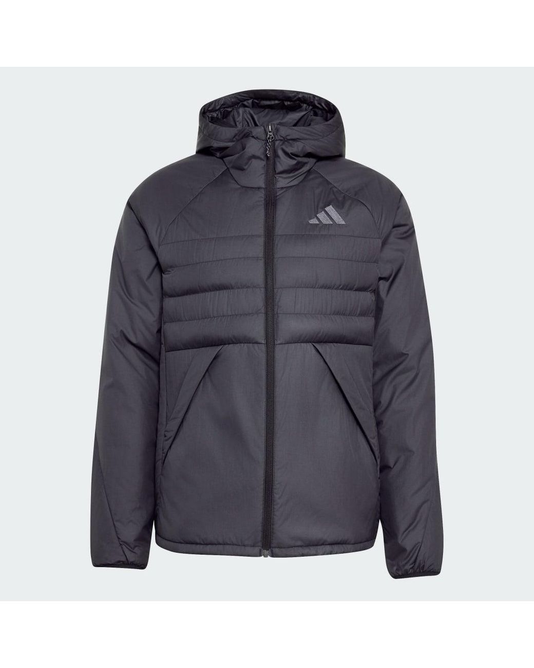 Adidas Originals Blue Terrex Multi Climawarm Insulated Hooded Jacket for men