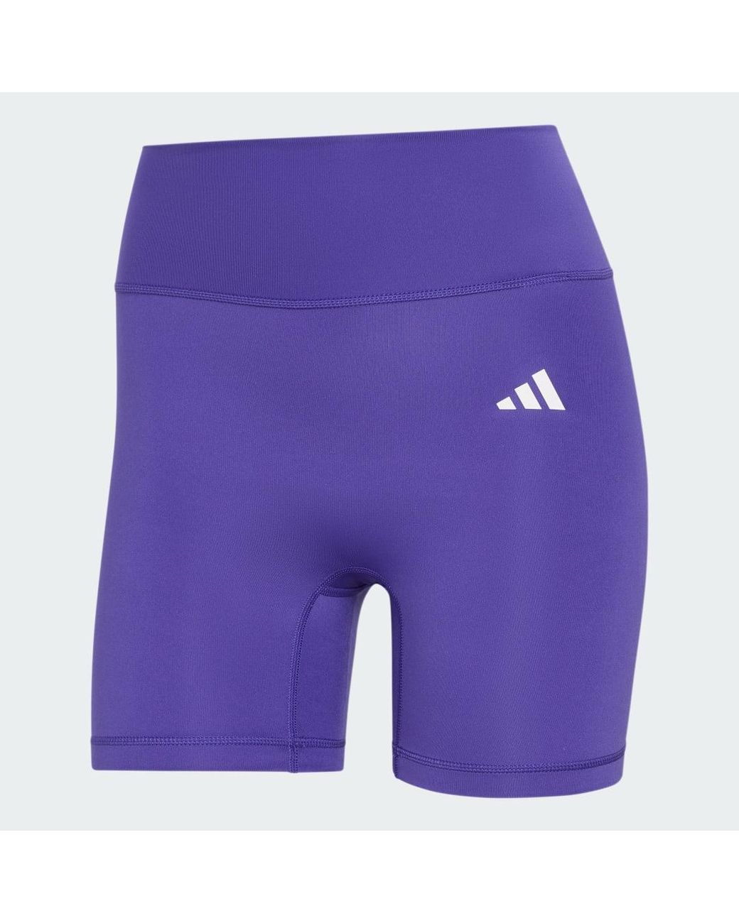 Adidas Blue Optime Essentials Workout Short Leggings