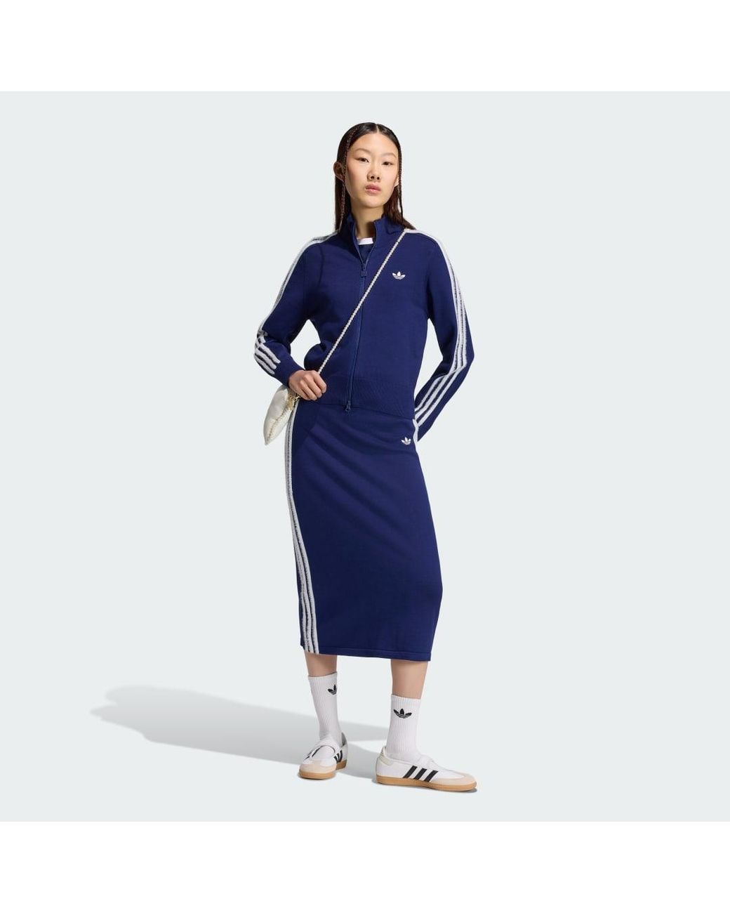 Adidas Originals Blue Knitted Skirt