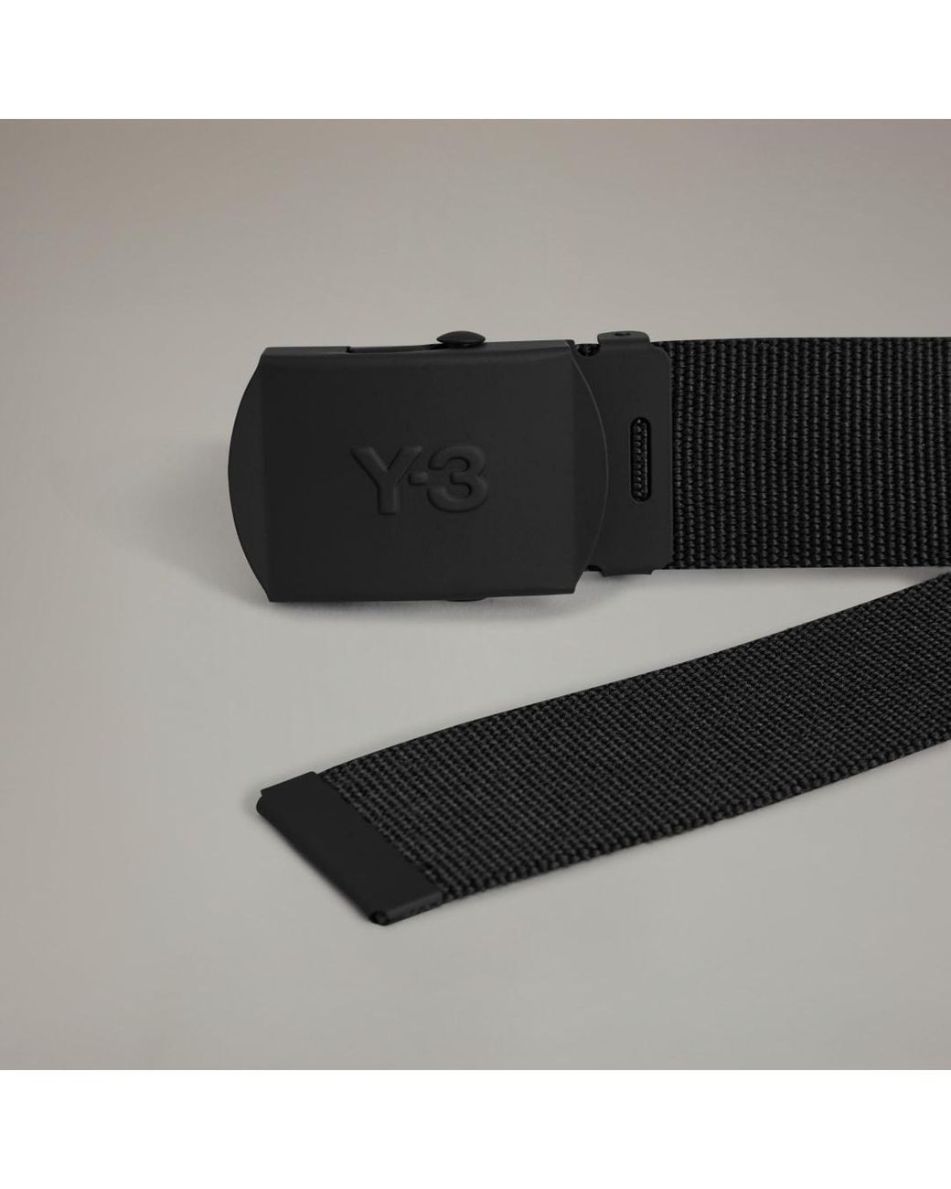 Adidas Black Y-3 Classic Logo Belt