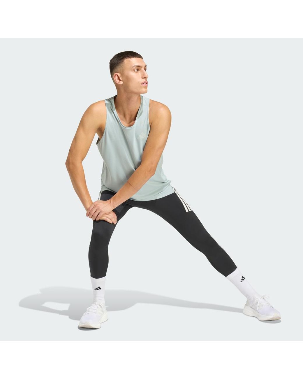 Adidas Black Adi365 Iconic/ Running Tights for men