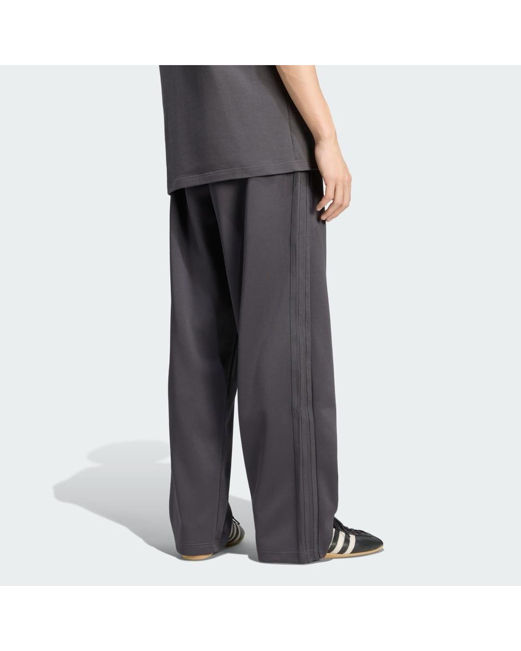 Adidas Black Sst Premium Track Tracksuit Bottoms for men
