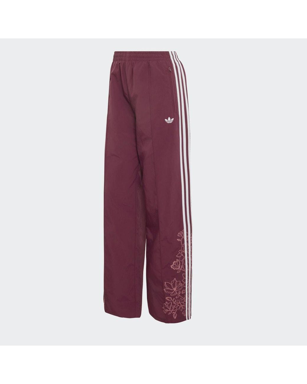 Adidas Purple Floral Gfx Firebird Loose Track Pant