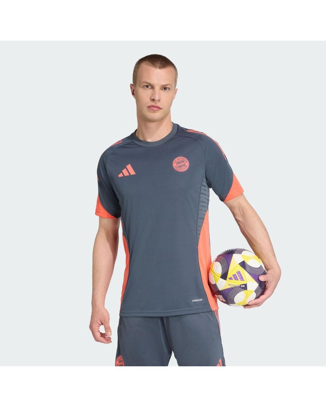 Adidas Blue Fc Bayern Tiro 25 Competition Training Jersey for men