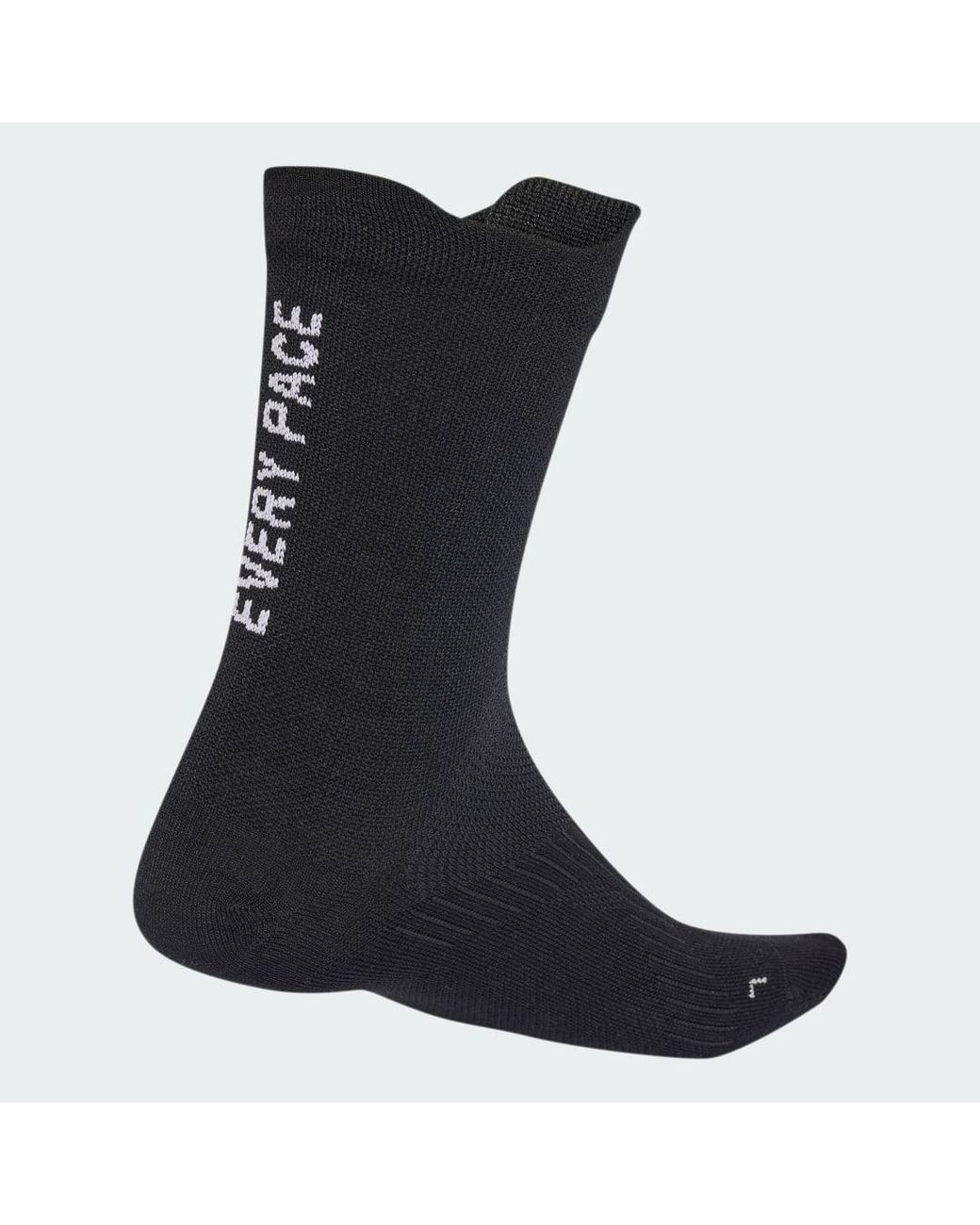 Adidas Black Running Message Crew Sock