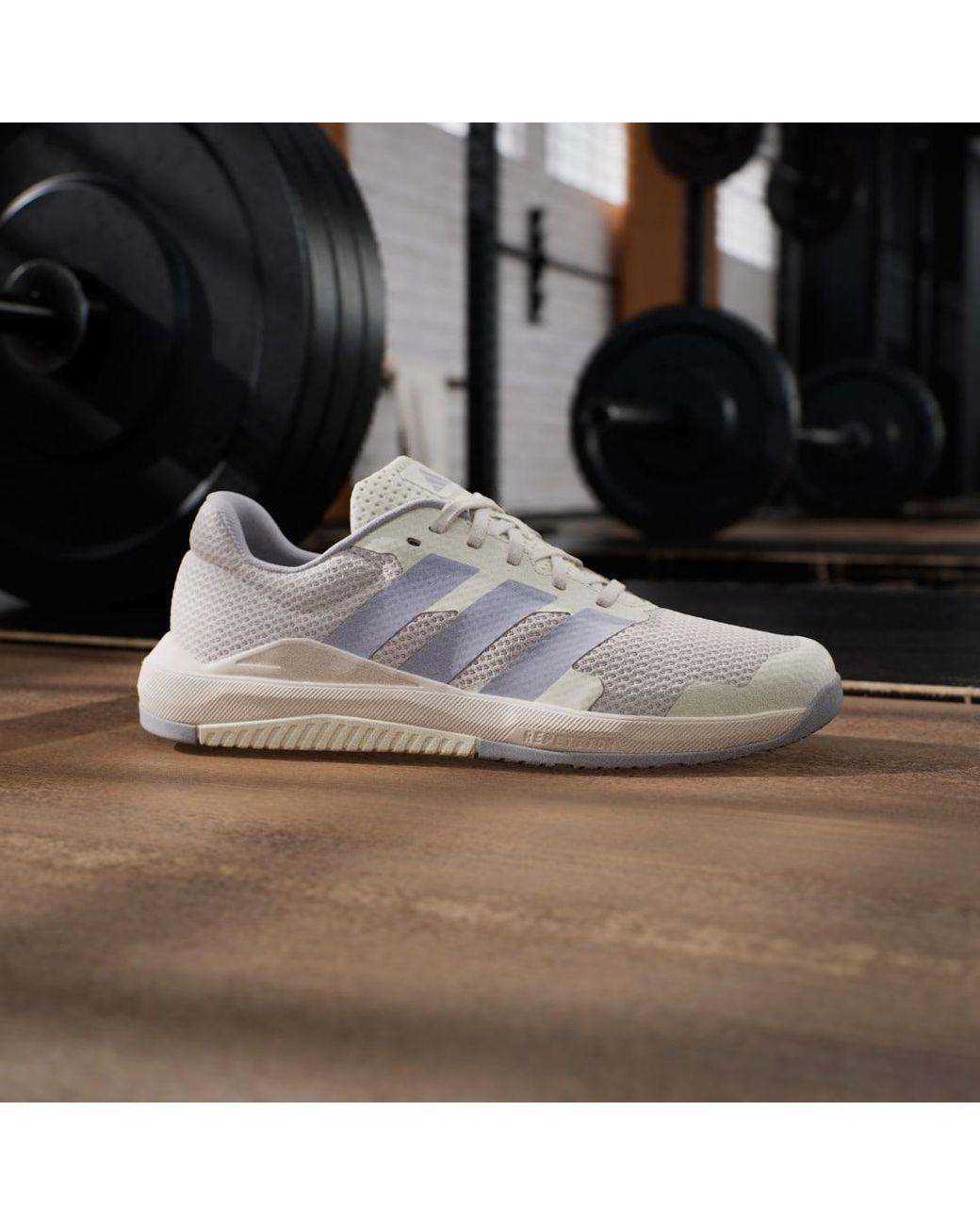 Adidas White Dropset Base Training Shoes
