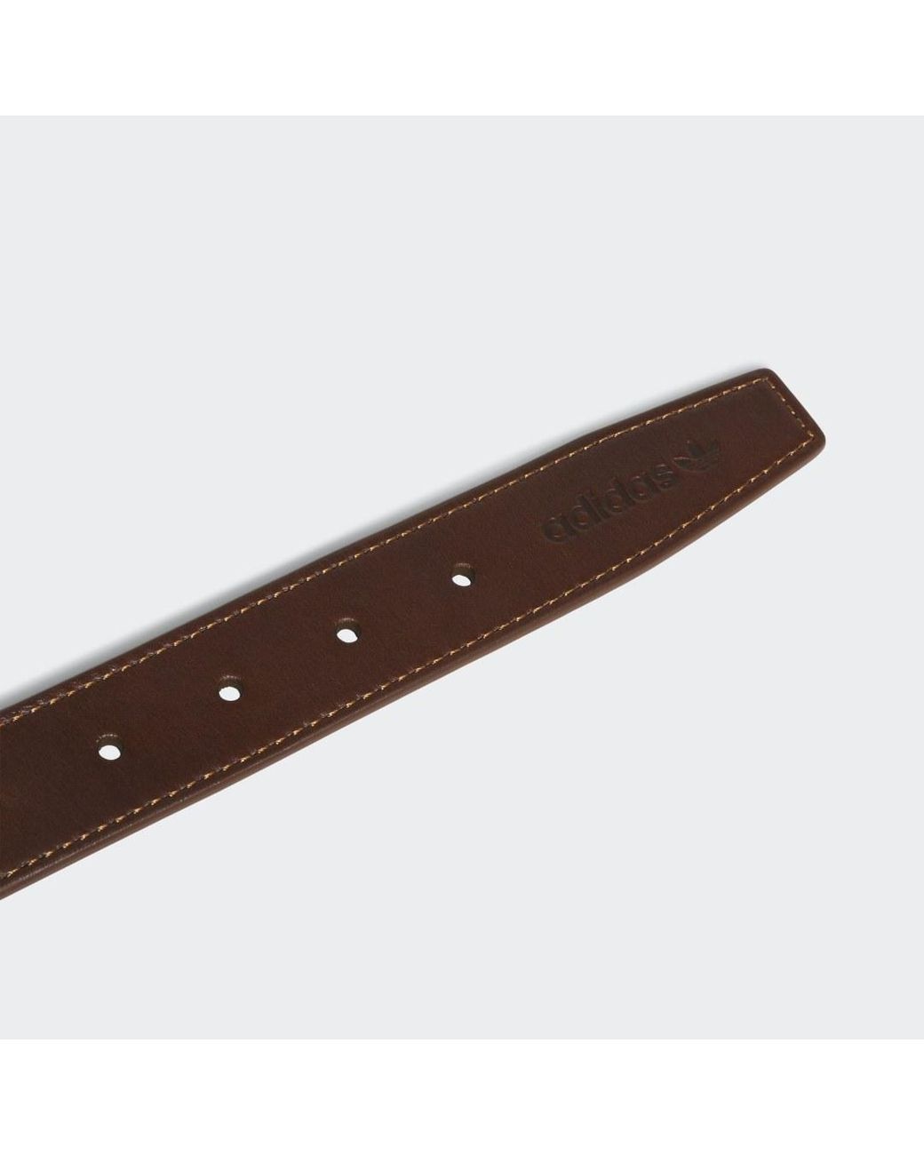 Adidas Gray Originals Golf Leather Belt for men