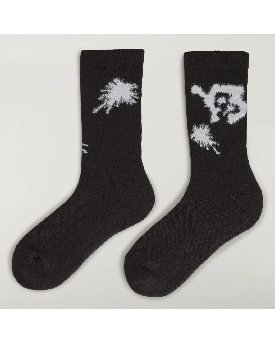 Adidas Black Y-3 Chito Graphic Crew Socks