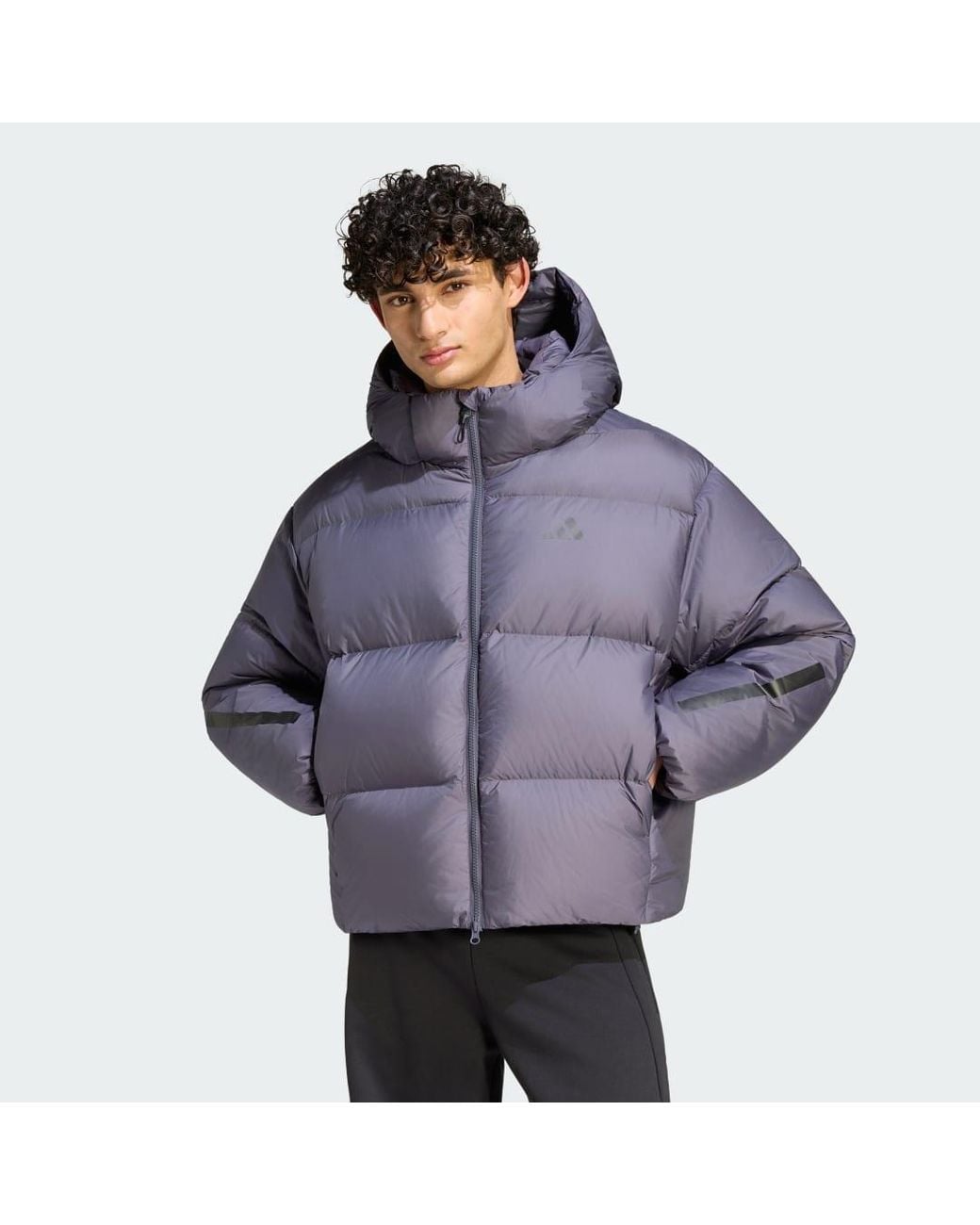 Adidas Originals Purple Jacket Adidas Z.N.E. Puffer Down Jacket for men