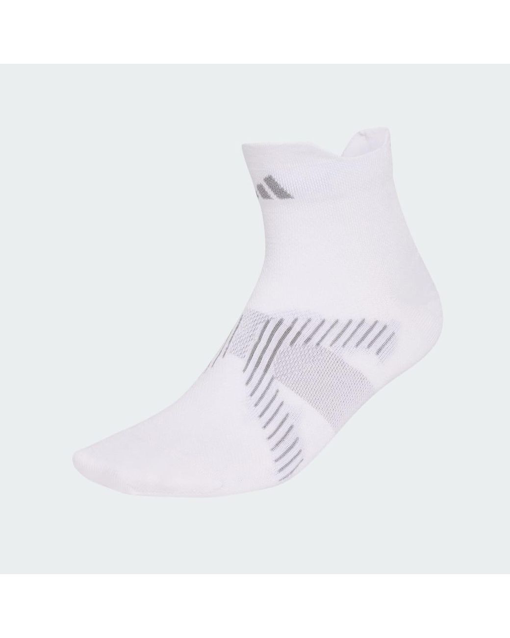 Adidas White Running Light Ankle Sock