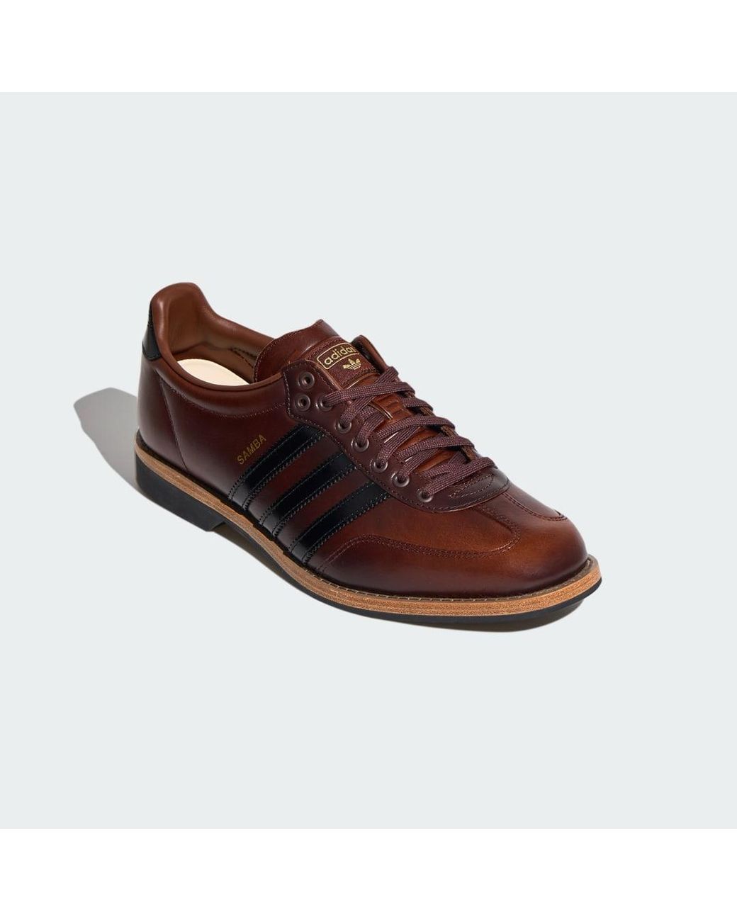 Adidas Brown Samba Bowling