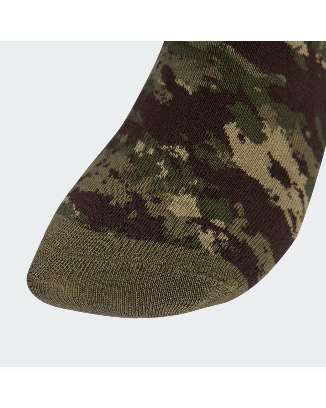 Adidas Originals Green Camo Crew Sock 2 Pairs