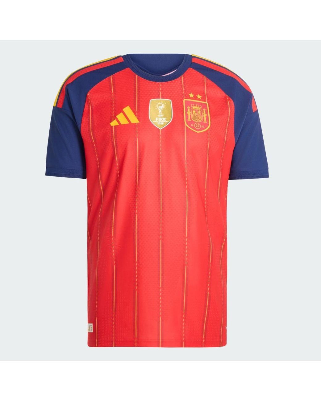 Adidas Red Spain 26 Home Authentic Winners Jersey for men