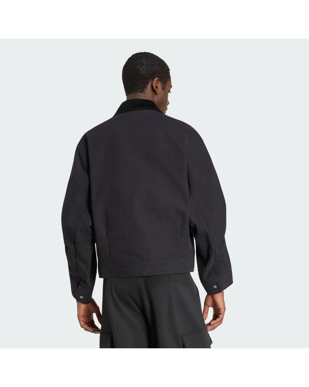 Adidas Originals Black Premium Essentials Bomber Jacket for men