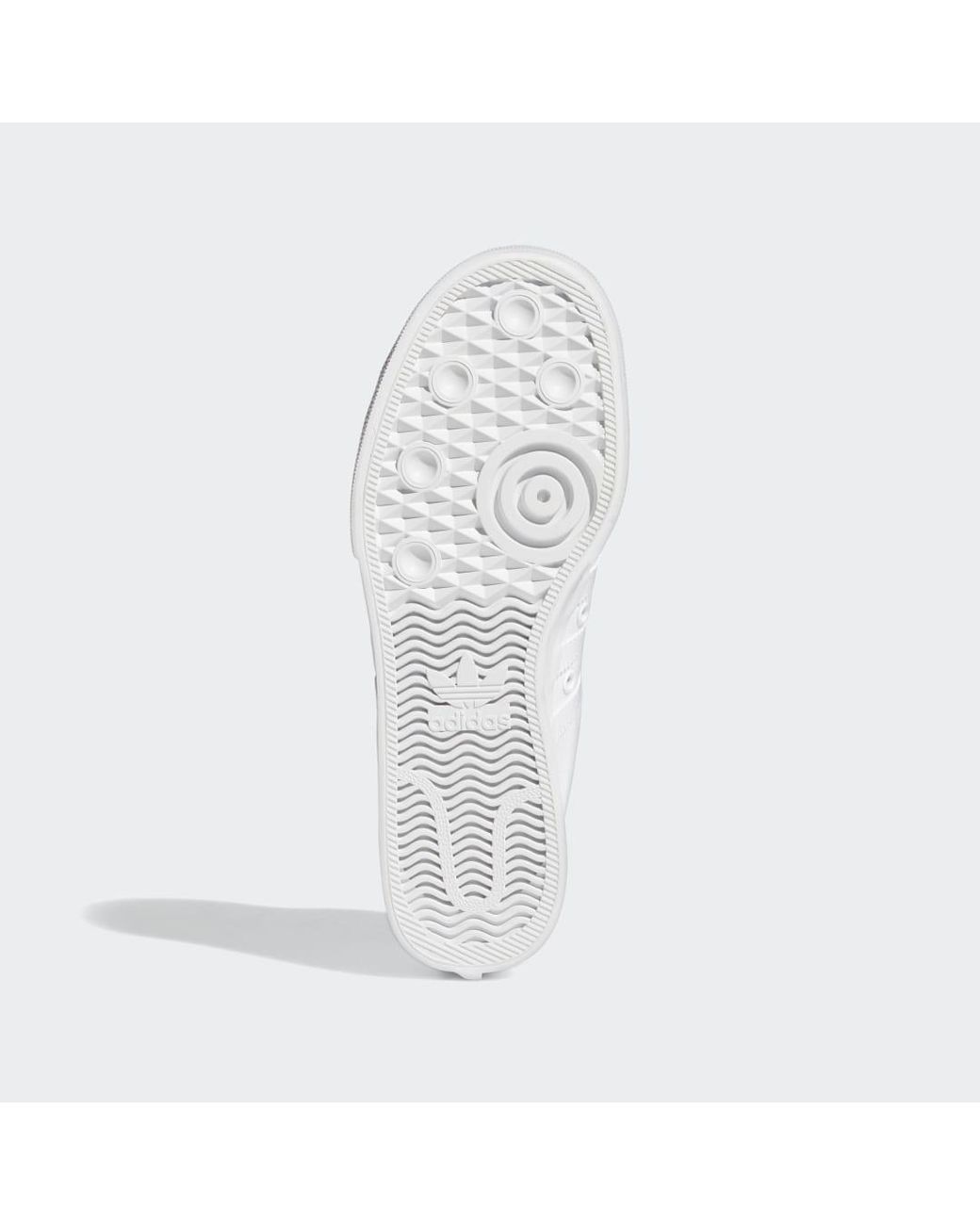 Adidas White Nizza Platform Sneakers