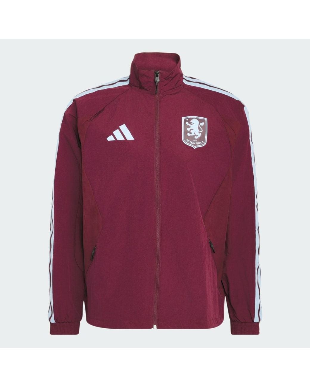 Adidas Red Aston Villa Home Anthem Jacket for men