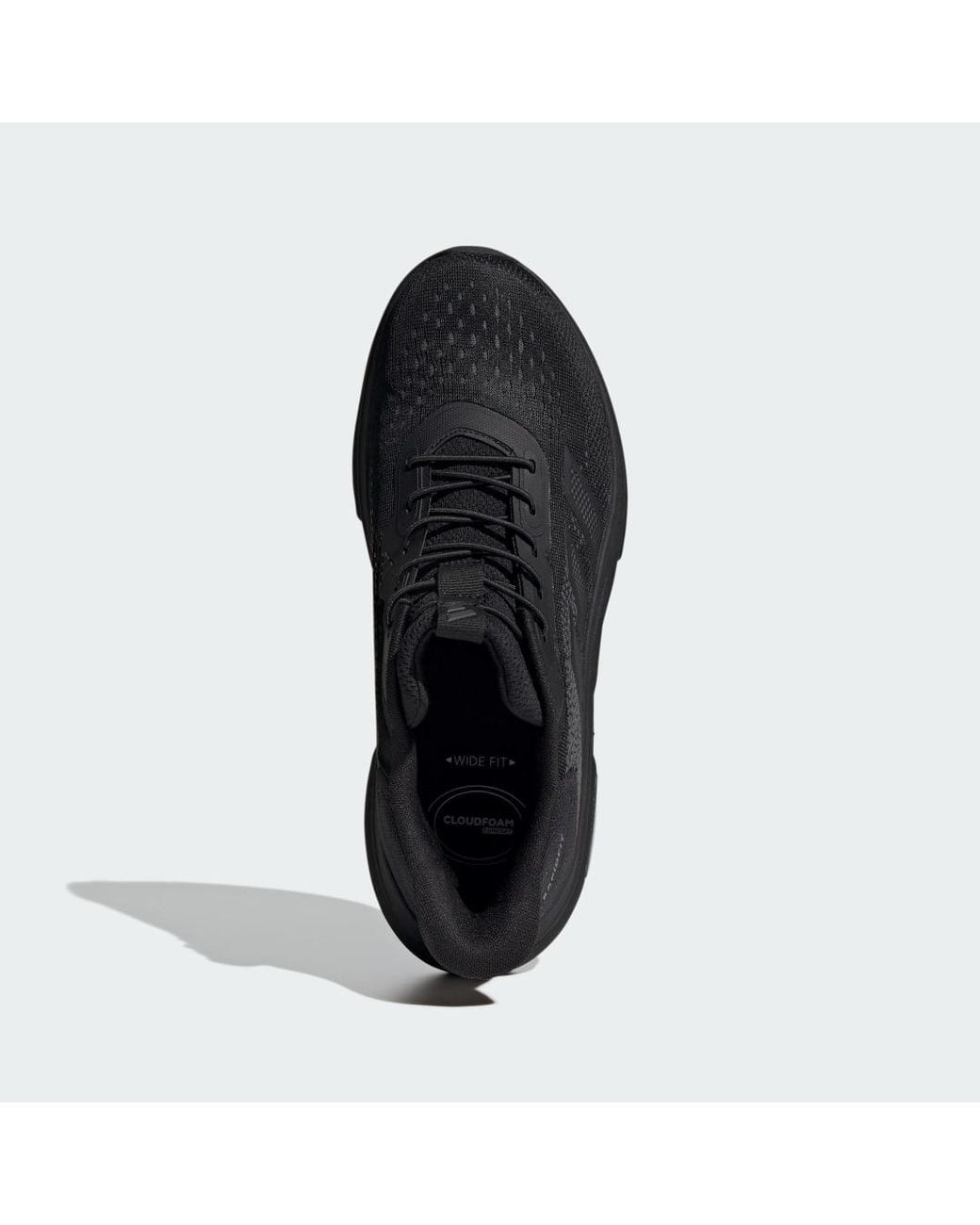 Adidas Black Cloudfoam Cuxxion Rapidfit Shoes for men