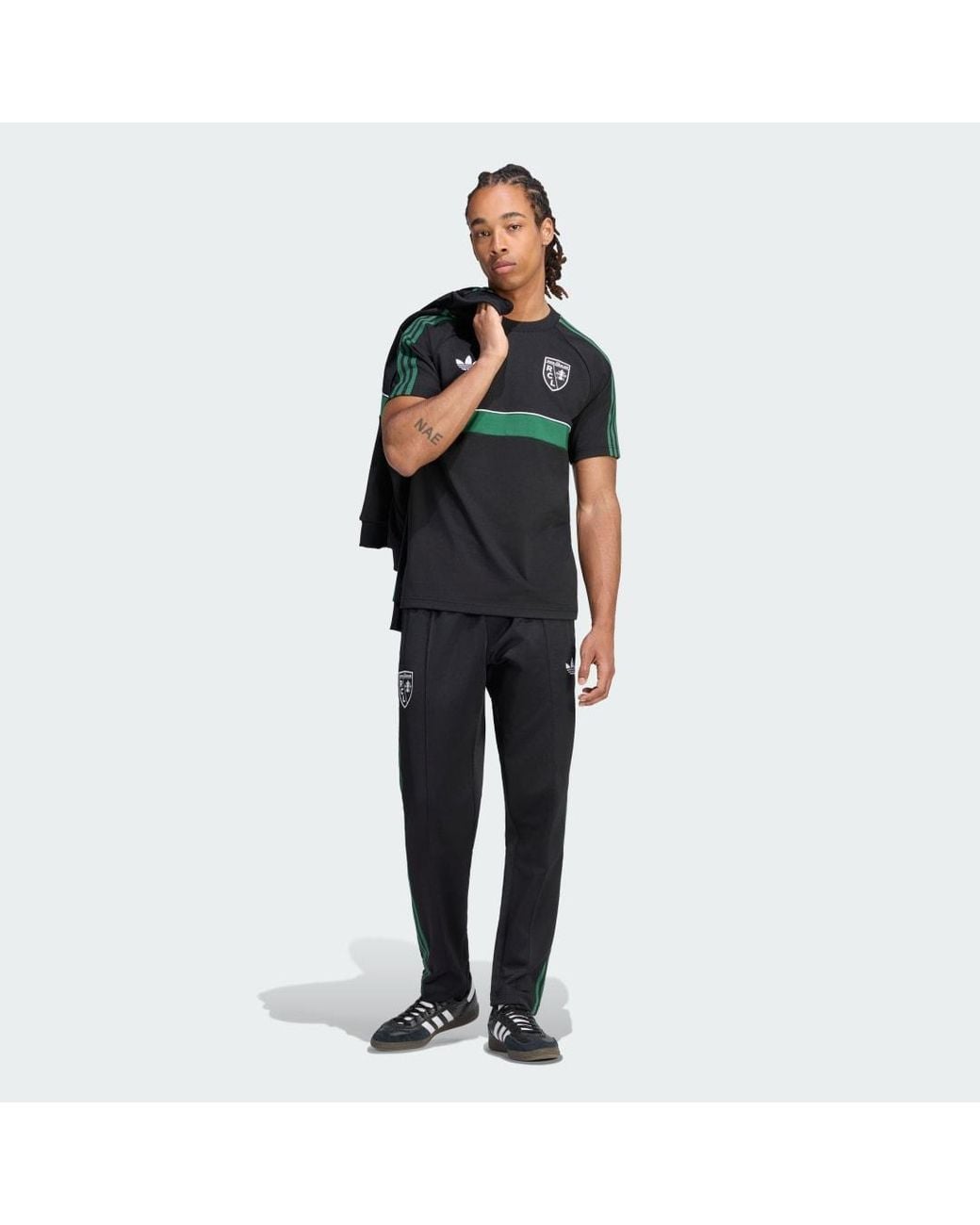 Adidas Blue Rc Lens Originals Track Pants for men